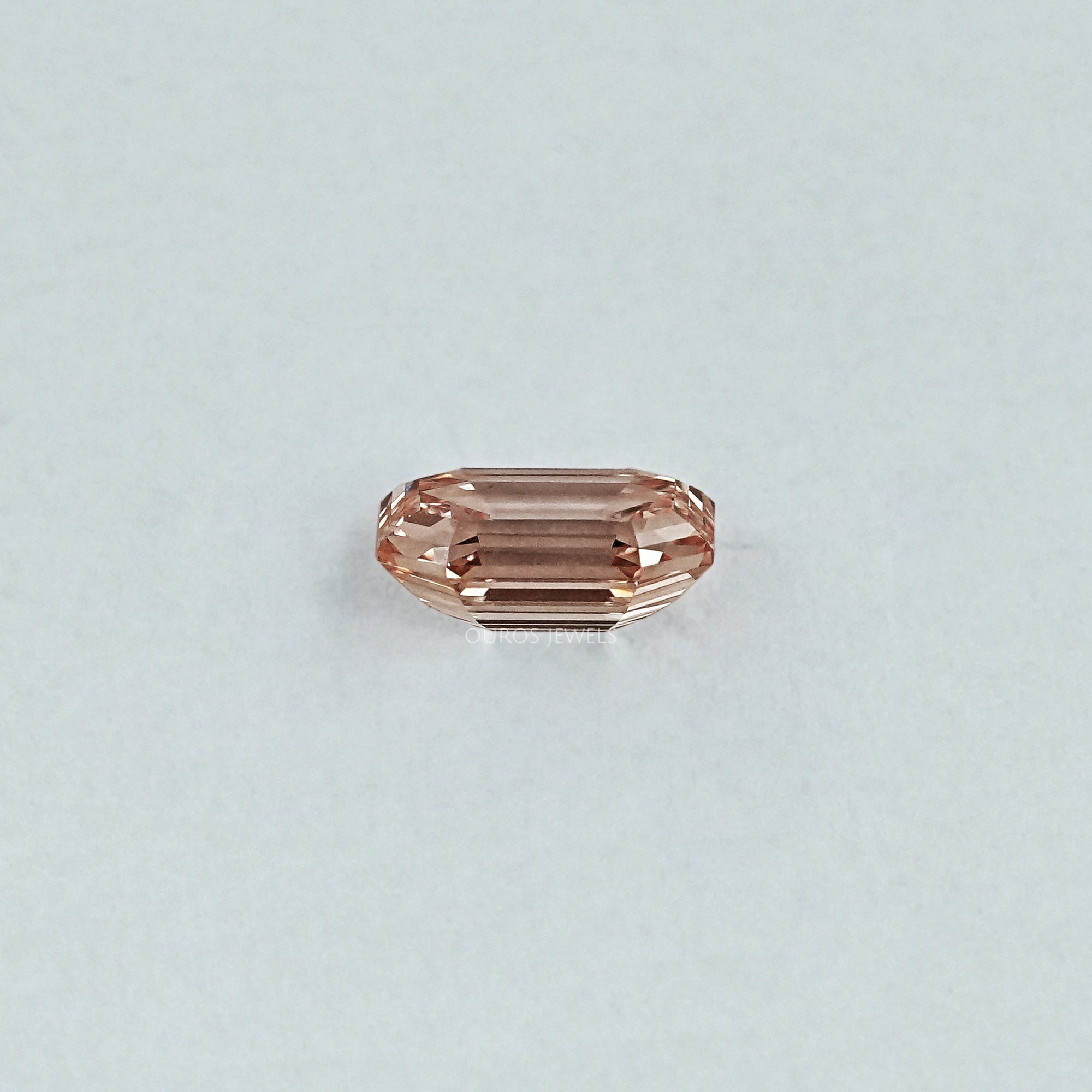 Champagne Old Mine Emerald Lab Grown Diamond Loose