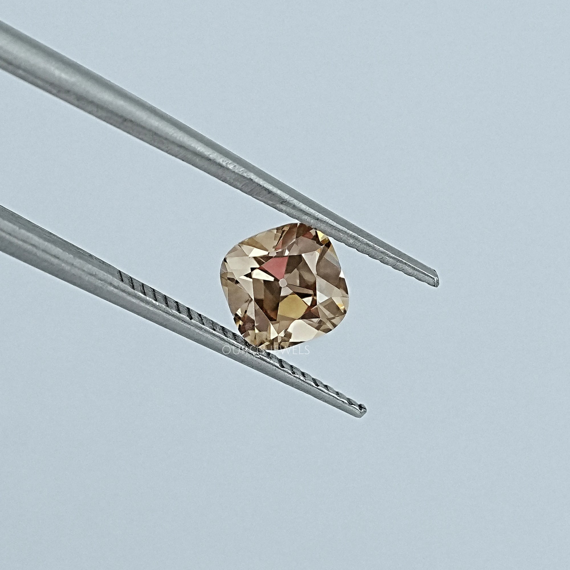 Champagne Square Old Mine Cushion Lab Diamond Loose Loose