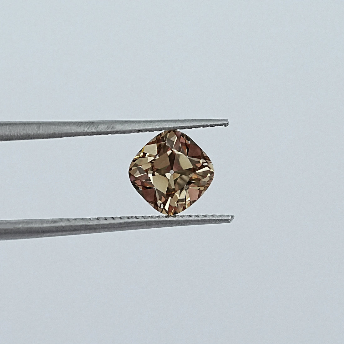 Champagne Square Old Mine Cushion Cut Diamond Loose
