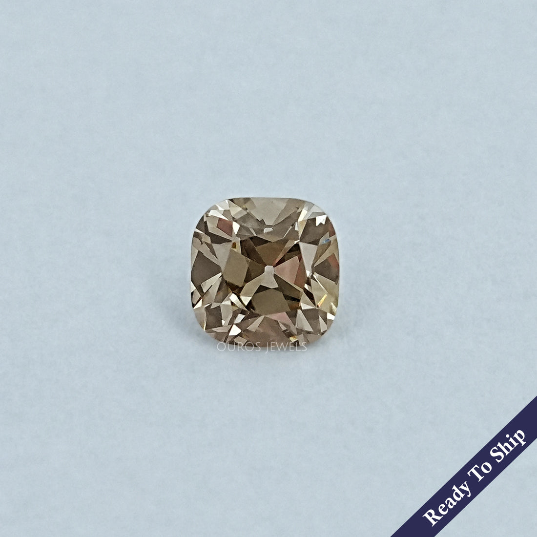 Champagne Square Old Mine Cushion Lab Diamond Loose Loose