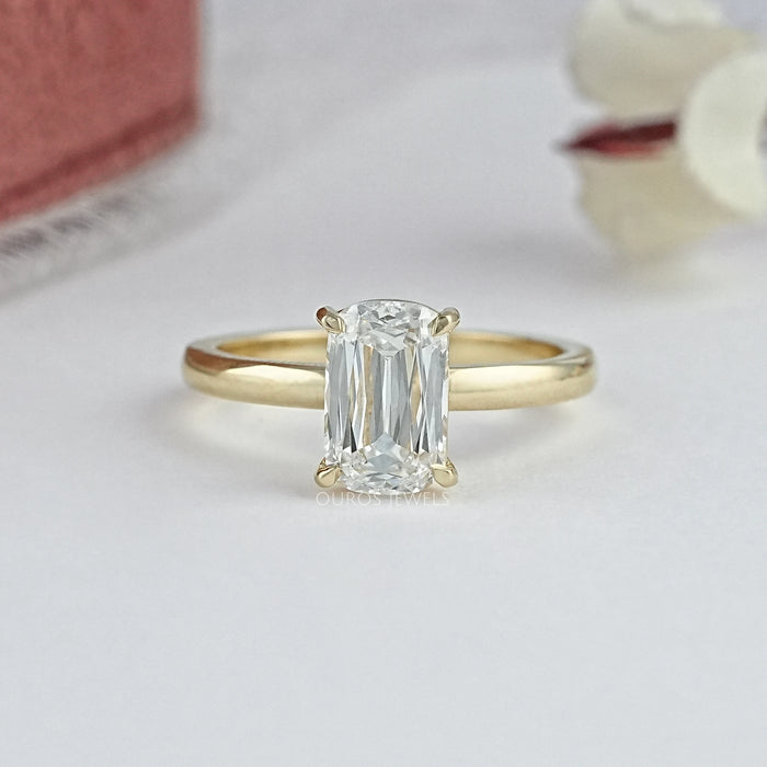 6.75 Carat Criss Cut Lab Diamond Solitaire Ring