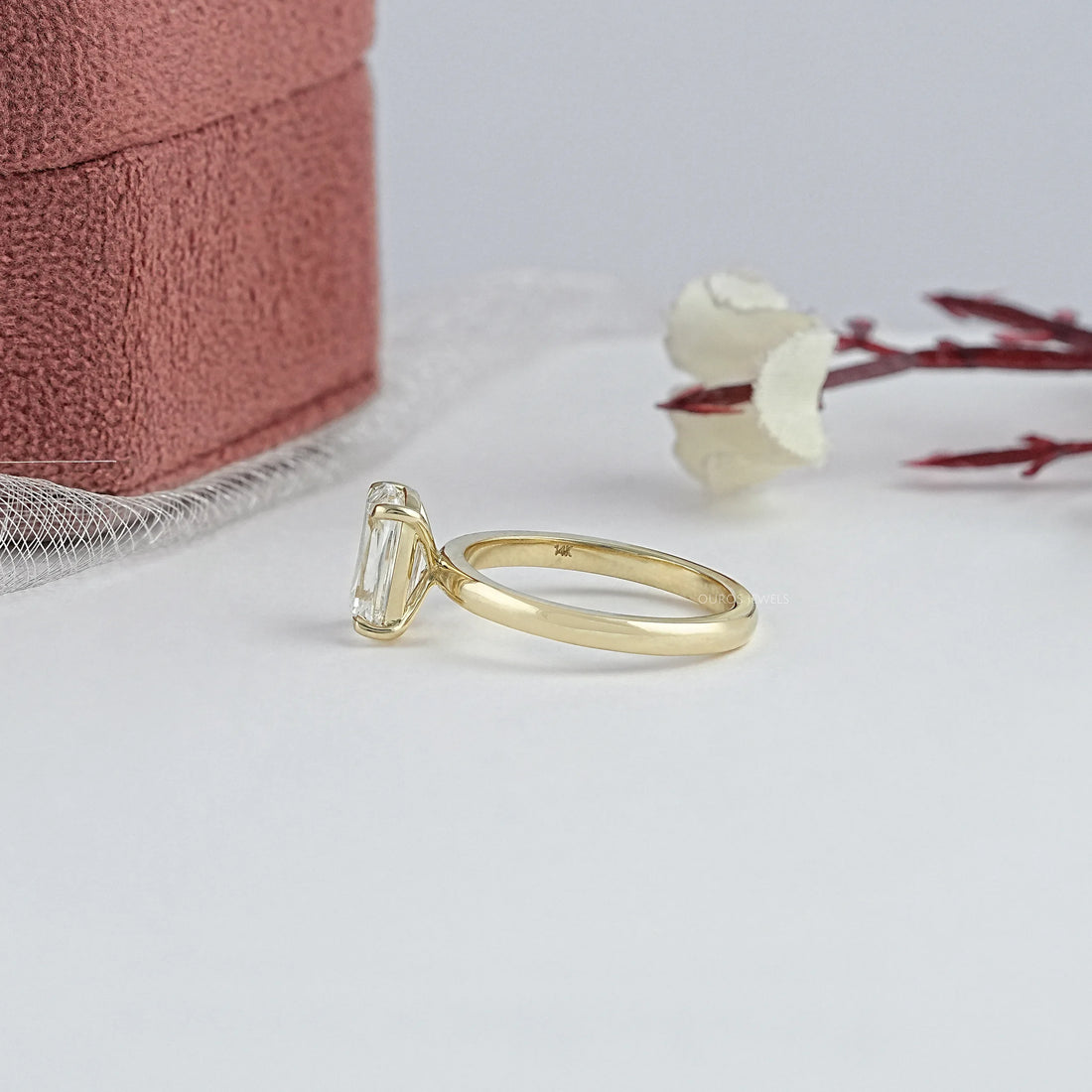 Criss Cut Lab Grown Diamond Solitaire Ring Ring