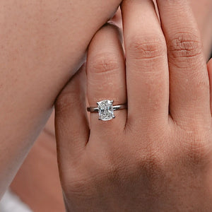 IGI Certified Cushion Cut Engagement Ring