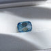 blue old mine cushion cut diamond 