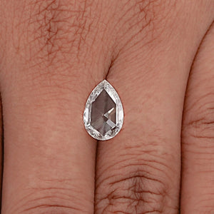 Pear Cut Diamond With Rose Cut