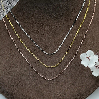 Dainty Flat Cable Chain
