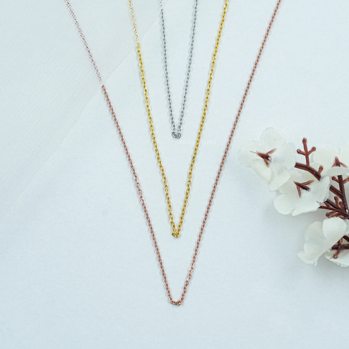 Dainty Flat Cable Chain