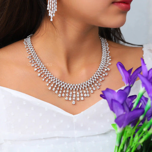 Diamond Choker Necklace for Women