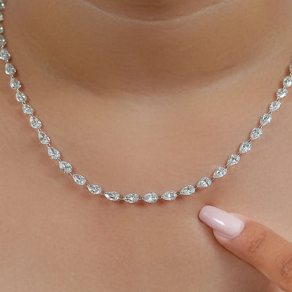 Drill Lab Diamond Tennis Necklace Necklaces