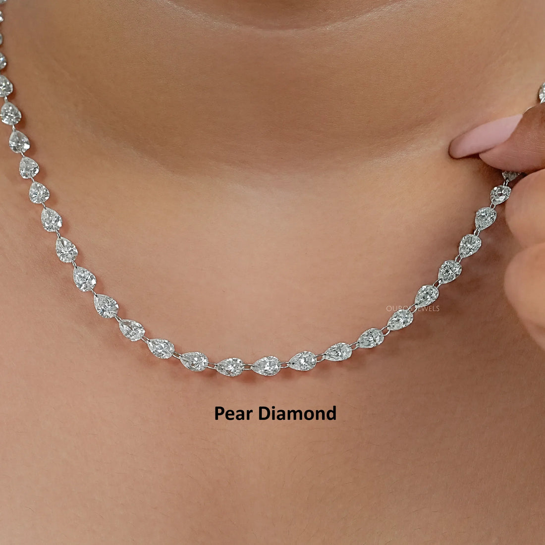 Drill Lab Diamond Tennis Necklace Necklaces