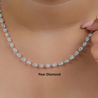 Drill Lab Diamond Tennis Necklace Necklaces
