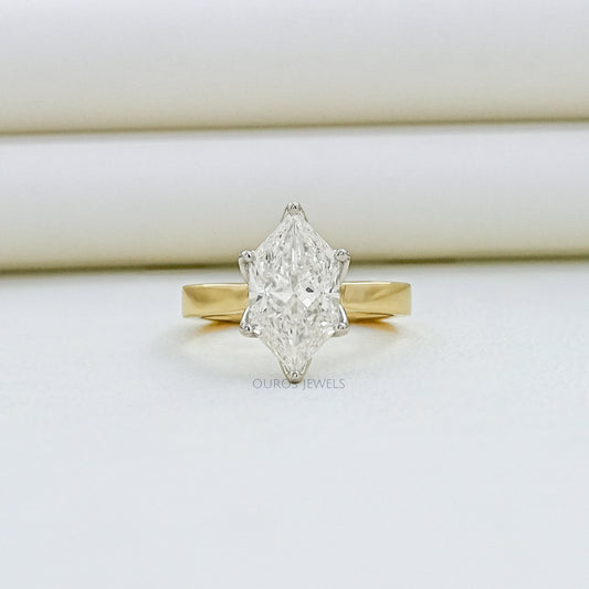 Dutch Marquise Diamond Solitaire Engagement Ring Ring