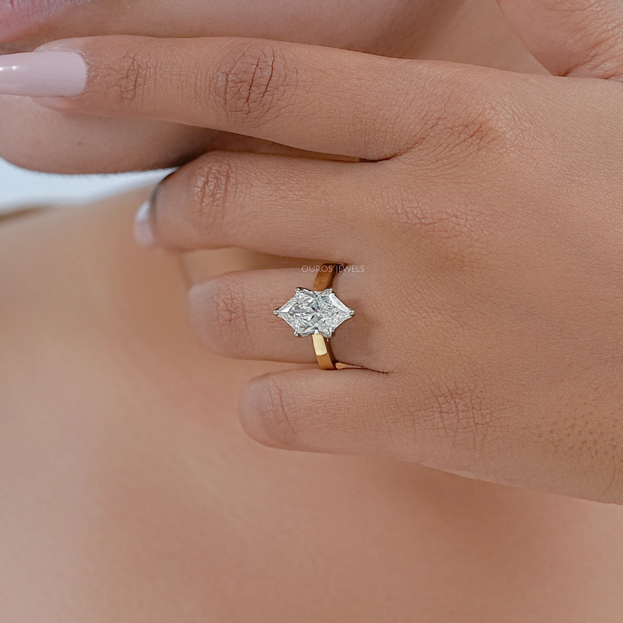 Dutch Marquise Diamond Solitaire Engagement Ring Ring