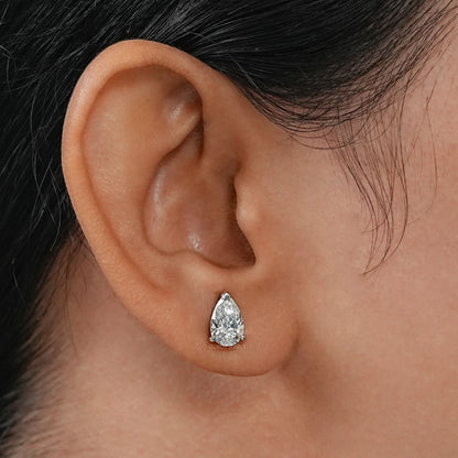Pear Cut Lab Diamond Stud Earrings Earring