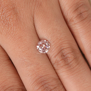 Pink Round Lab Grown Loose Diamond