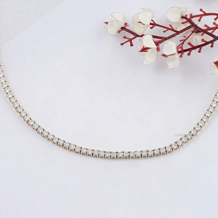 3.00 MM diamond tennis necklace