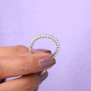 2.70 MM Round Cut Lab Grown Diamond Wedding Band