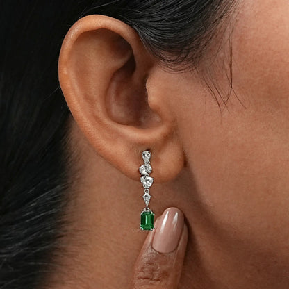 Gemstone Diamond Drop & Dangle Earrings Earring