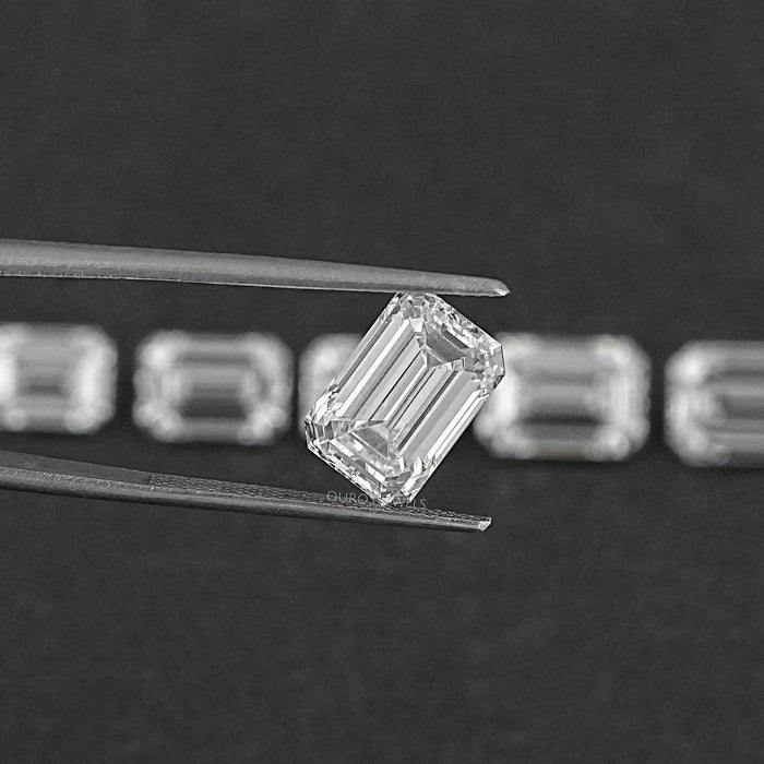 IGI Certified Emerald Cut Lab Grown Diamond