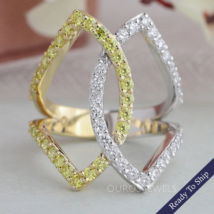 Round Cut Cocktail Party Wear Ring