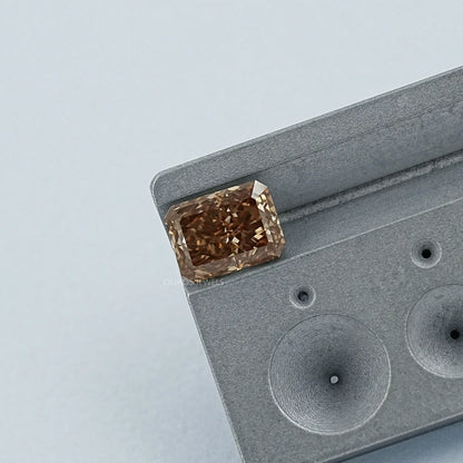 Fancy Brown Radiant Lab Grown Loose Diamond Loose