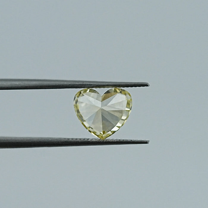 Fancy Intense Yellow Heart Lab Grown Loose Diamond