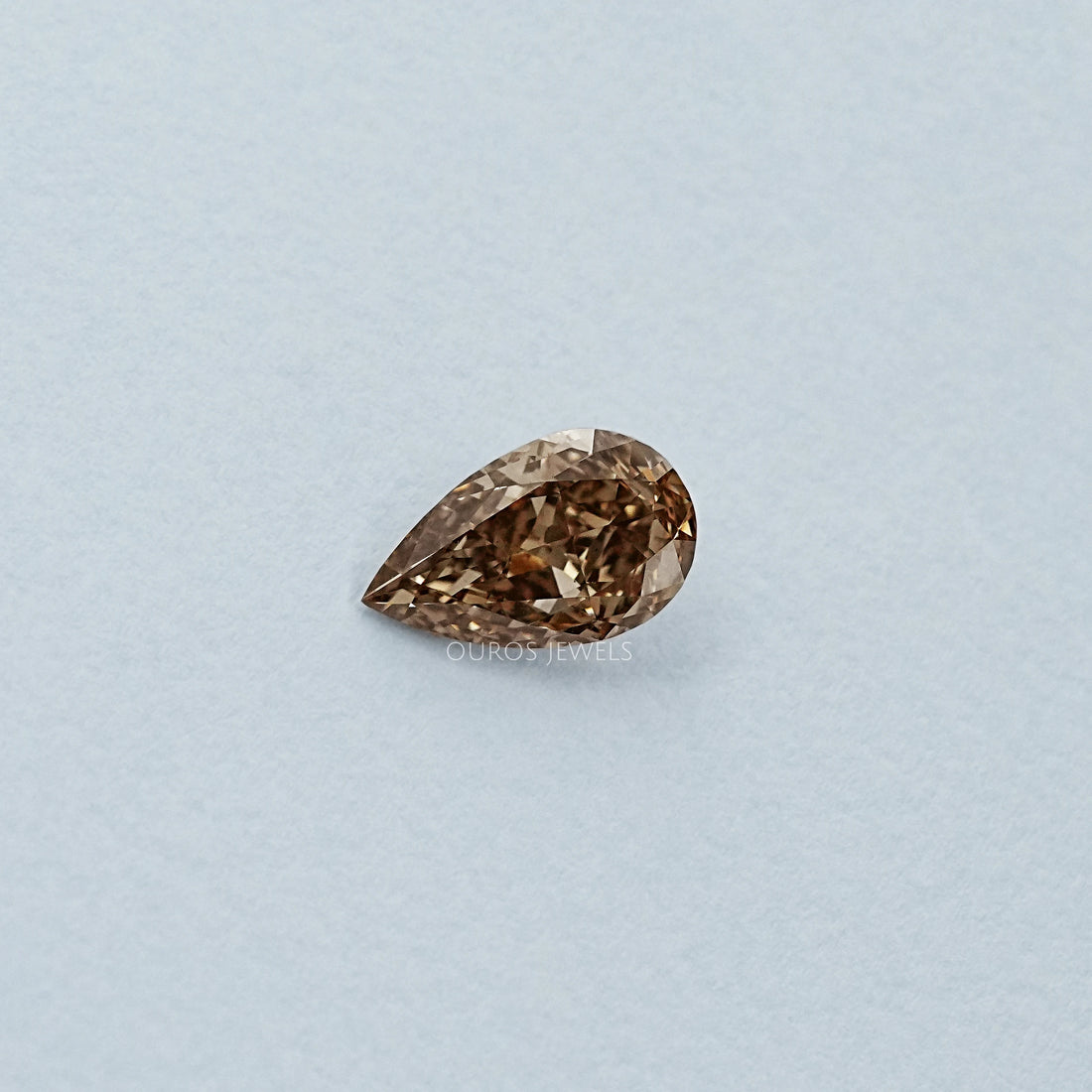 Fancy Light Brown Pear Cut Loose Diamond Loose