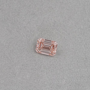 Pink Emerald Cut Diamond With 10.08 CT Certified