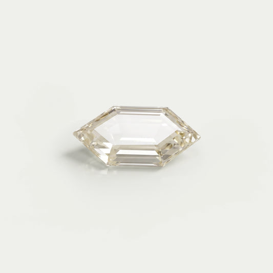 Fancy Yellow Portrait Hexagon Cut Lab Grown Diamond