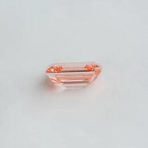 [Pink Emerald Cut Lab Diamond]-[Ouros Jewels]