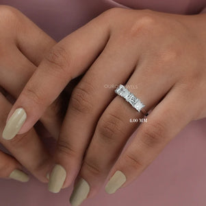 Five Stone Princess Cut Diamond Ring