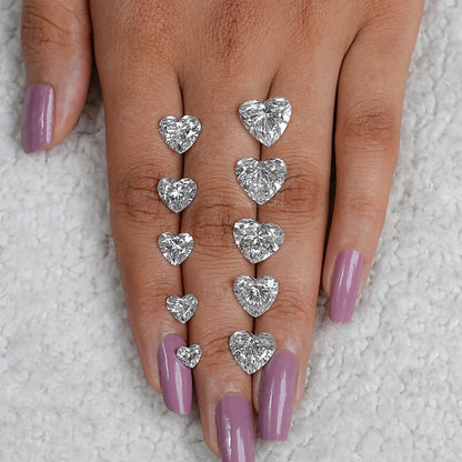 Heart Cut Lab Grown Diamond - Certified Loose
