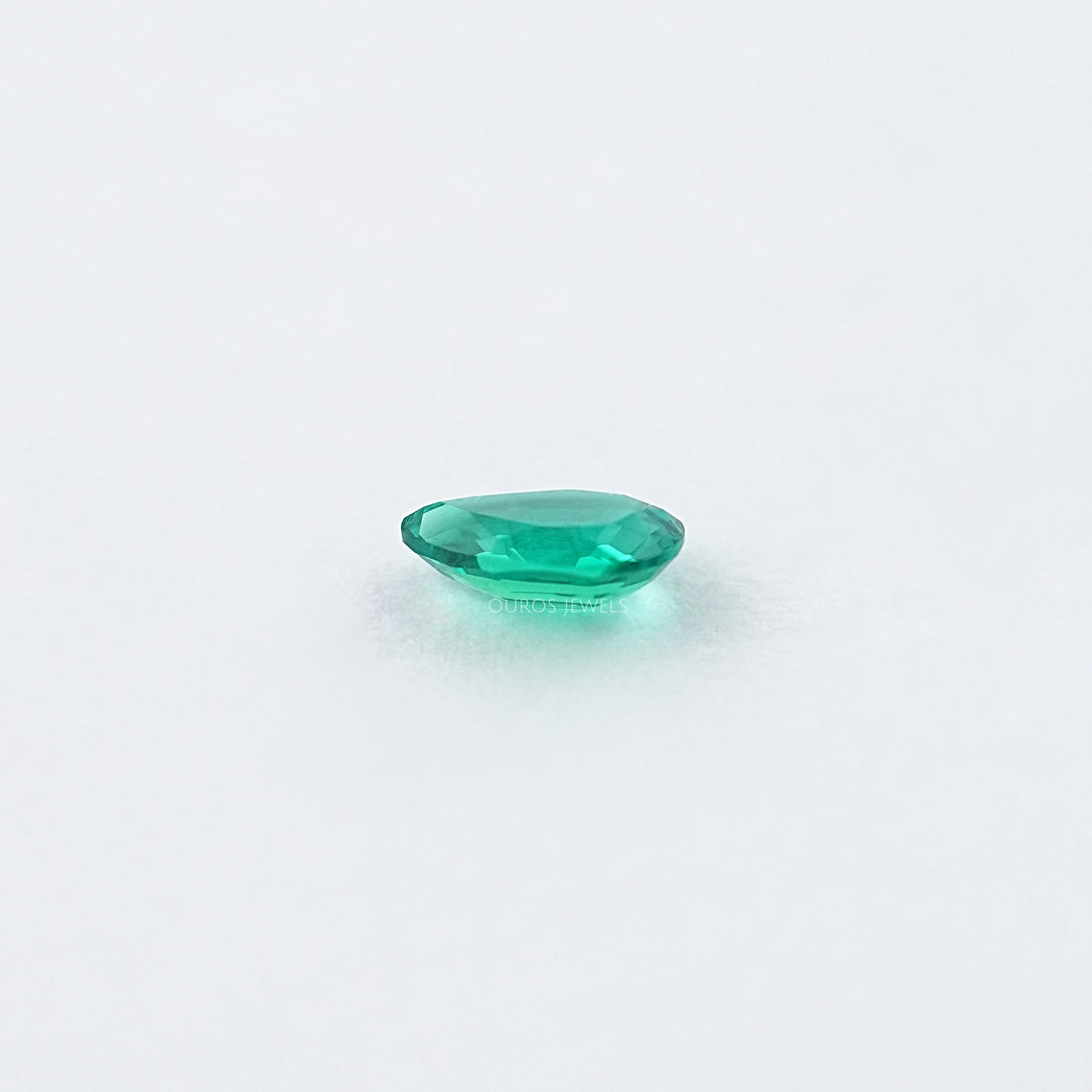 Colombian Green Pear Cut Gemstone Loose