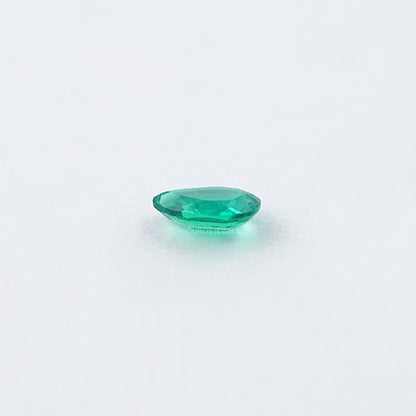 Colombian Green Pear Cut Gemstone Loose