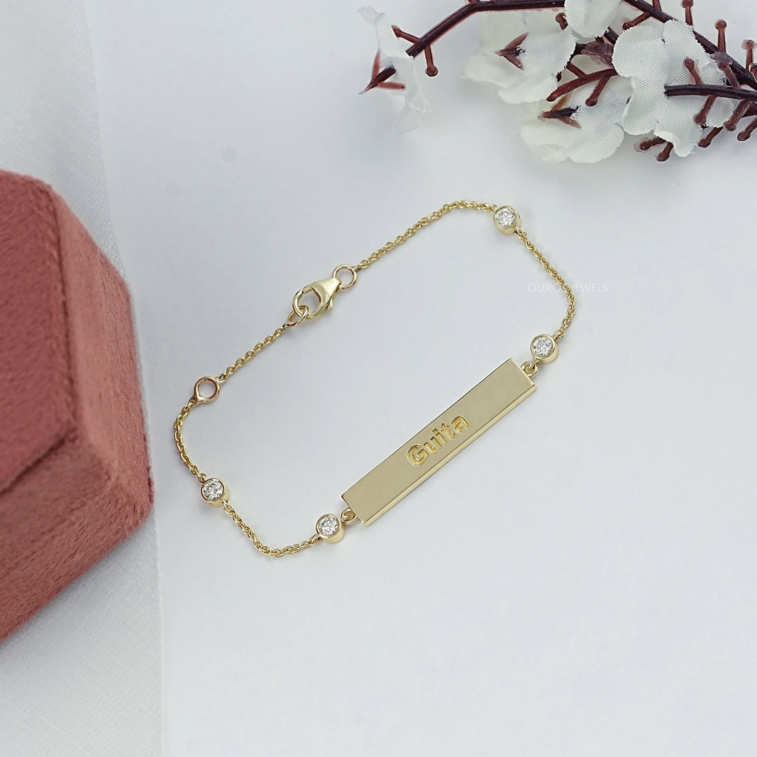 Guita Customize Bar Chain Bracelet Bracelet