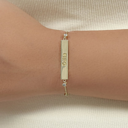 Guita Customize Bar Chain Bracelet Bracelet