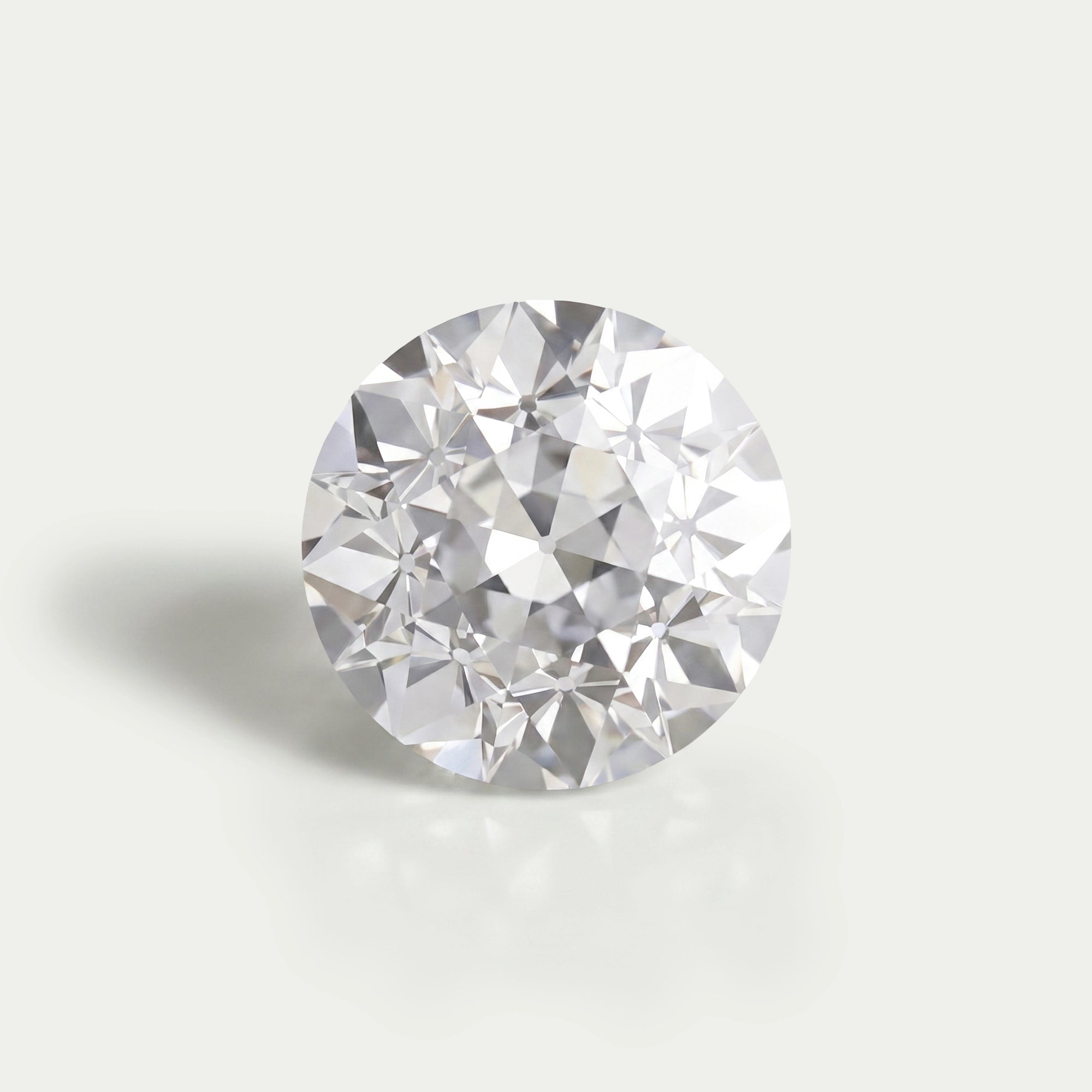 Higher Crown Old European Round Cut Lab Grown Diamond