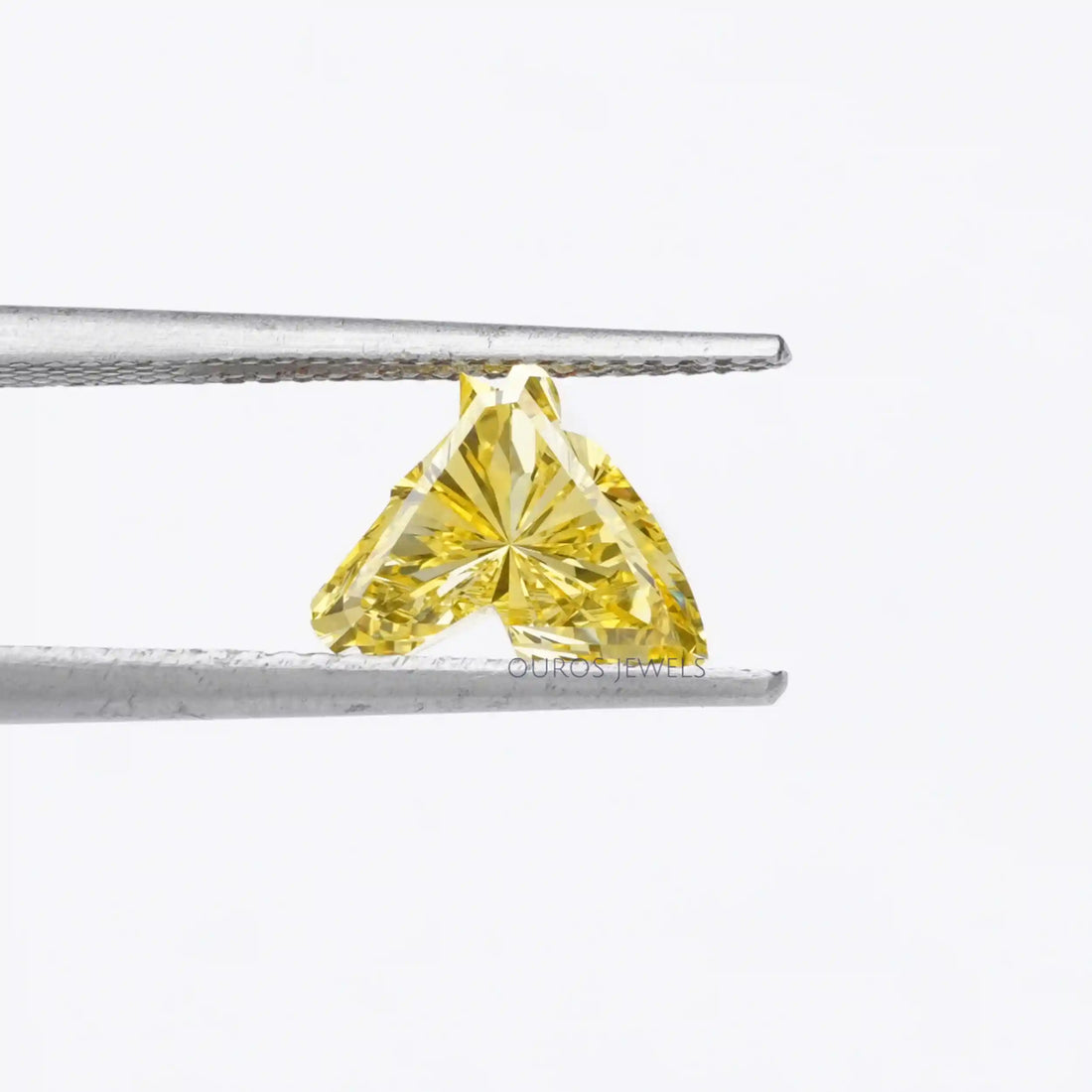 1.55 Carat Yellow Horse Cut Lab Grown Diamond