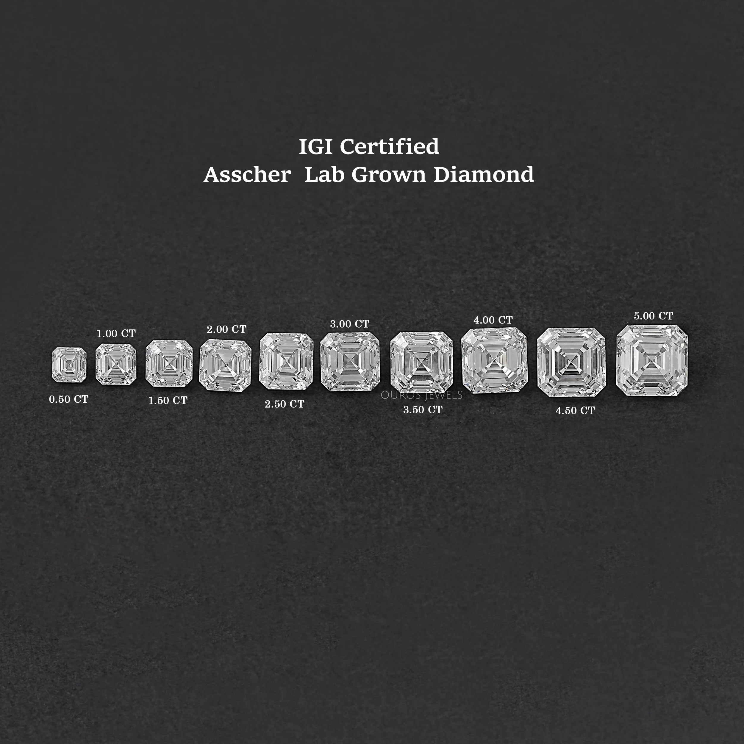 Asscher Cut Lab Grown Diamond