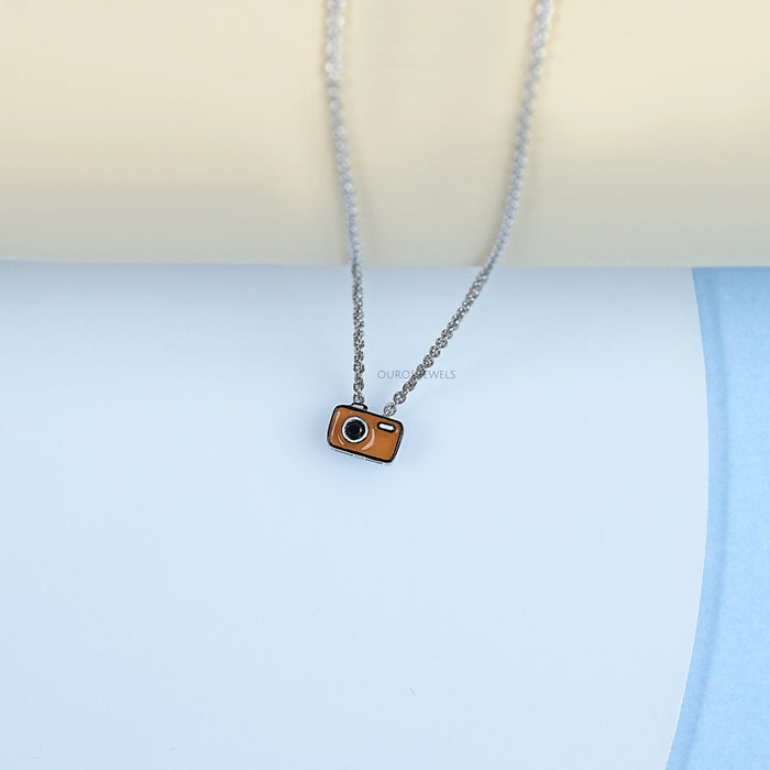 Retro Camera Pendant Necklace For Kids