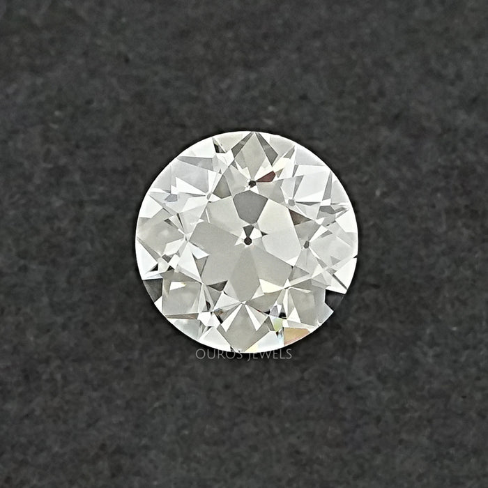 Flower Pattern Old European Round Cut Diamond