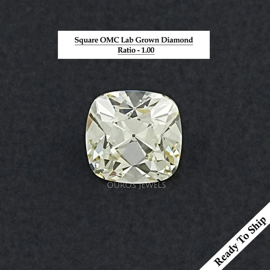 Square Old Mine Cushion Lab Grown Loose Diamond Loose