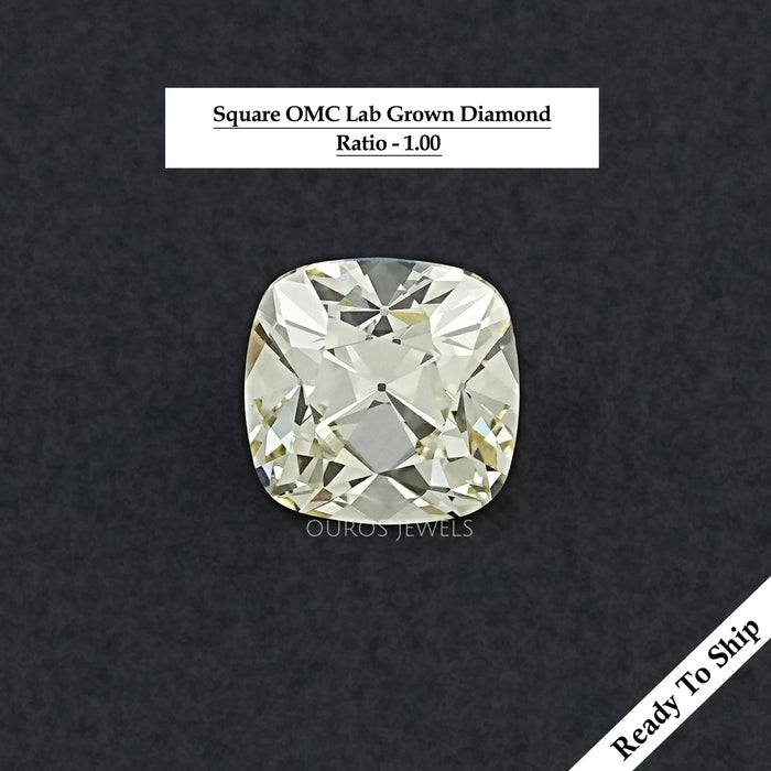 Square Old Mine Cushion Lab Grown Loose Diamond