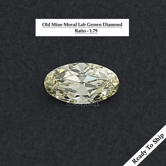 3.40 CT Old Mine Moval Cut Loose Diamond Loose