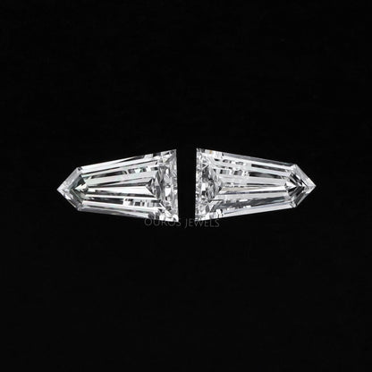 Bullet Cut Lab Grown Diamond Loose Pair Loose