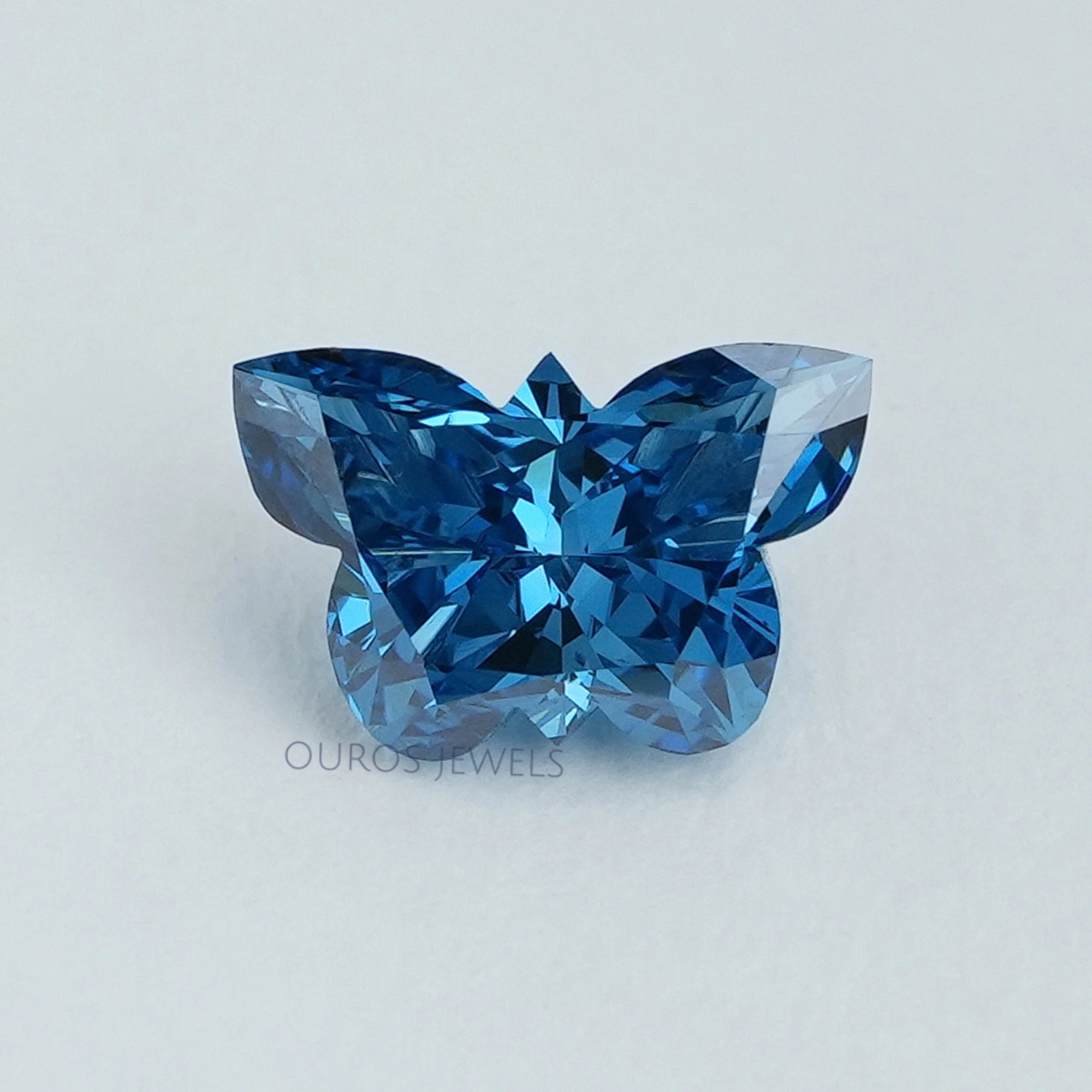 0.55 Carat Blue Butterfly Lab Grown Diamond Loose