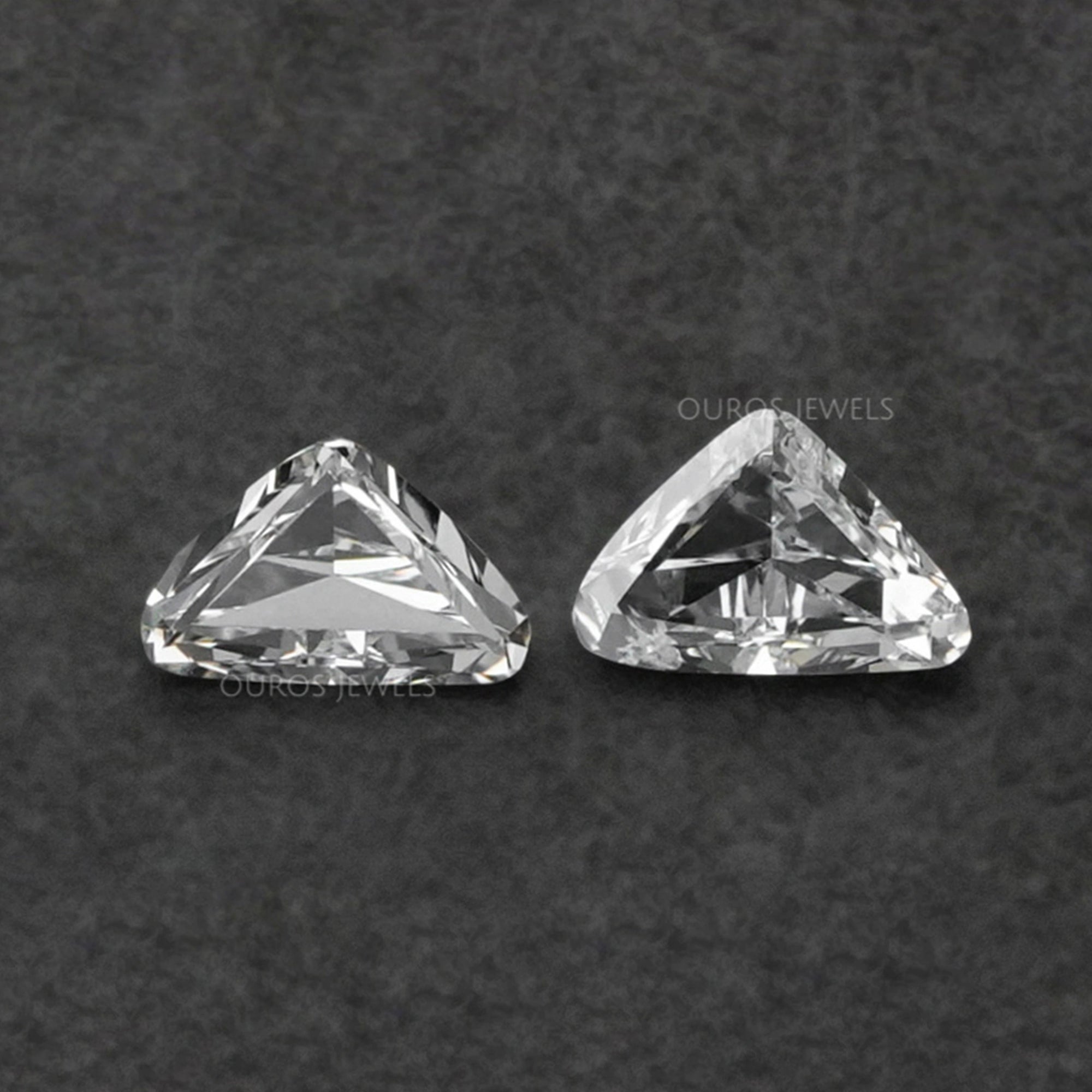 Modified Trillion Shape Lab Diamond Matching Pair Loose