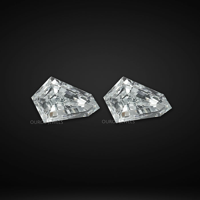 Shield Step Cut Lab Grown Diamond 