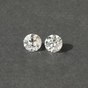 Round Cut Old European Lab Diamond Pair