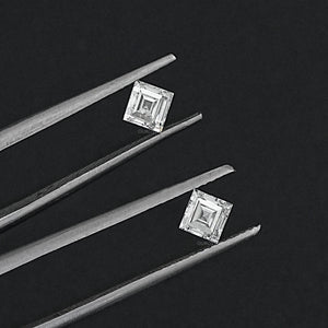 Carre Cut Lab Grown Matching Pair Diamond